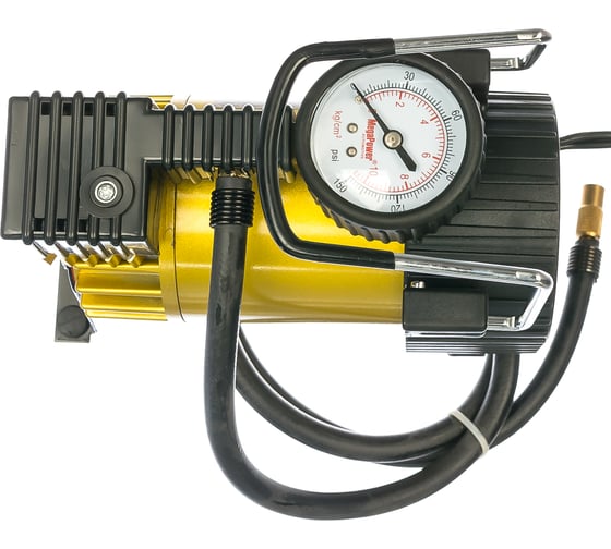 Поршневой компрессор в сумке MEGAPOWER M-14001 150PSI, 35л мин, 14А 12V 1 8 03.14.001