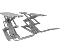 Ножничный подъемник короткий г/п 3000 кг. напольный KRAFTWELL KRW3FS/220