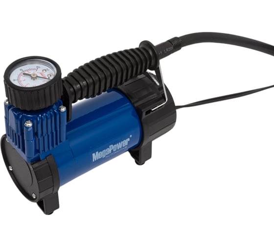 Поршневой компрессор в сумке MEGAPOWER M-11040 BLUE 100PSI 30л мин, 12А, 12V 1 10 03.11.040B