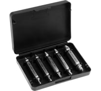 Набор двусторонних экстракторов ТУНДРА 5 шт., HSS, левая резьба, диапазон М2-М12 9313575