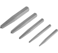 Набор экстракторов ТУНДРА 5 шт., 45 сталь, диапазон М4-М16 9313576