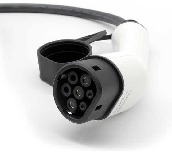 Зарядное устройство для электромобиля Вымпел TYPE2-32А-TFT (IEC 62196-2, 32А, /TFT, 5м, CCE вилка 220V) 2201