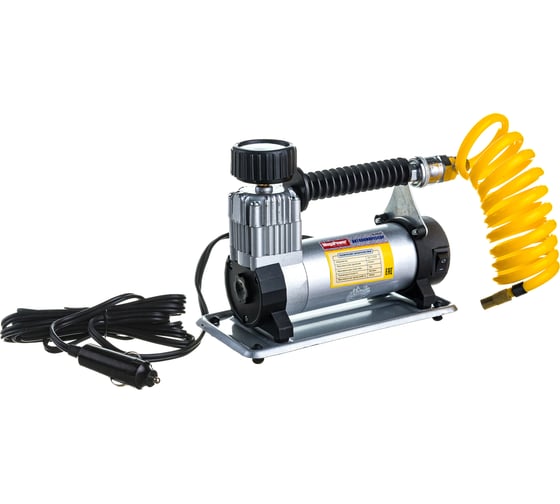 Поршневой компрессор 100PSI удлиненный шланг, в сумке 12V MEGAPOWER M-19010