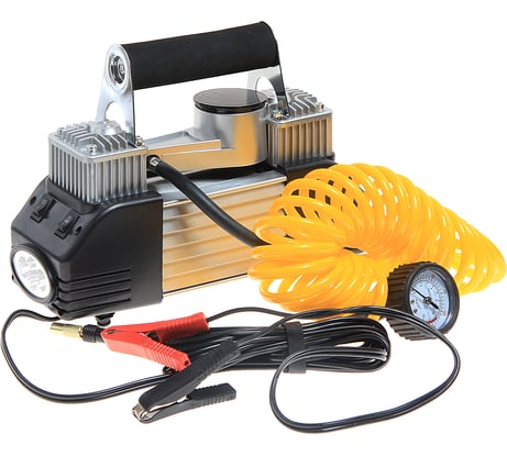 Поршневой компрессор 150PSI 70л/мин, 25A 12V двухцилиндровый MEGAPOWER M-53500