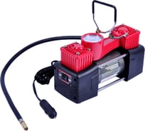 Двухцилиндровый компрессор 85 л/мин в кейсе с набором для ремонта колес AUTOVIRAZH AV-010890