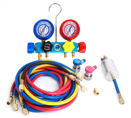 Набор инструмента для заправки систем кондиционирования Car-Tool CT-M1001
