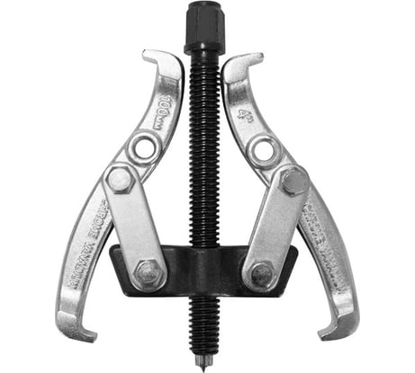 Шарнирный двухлапый съемник KRAFT 100 мм, Cr-V KT 701027