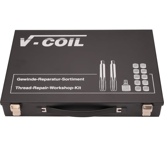 Набор для восстановления резьбы VOLKEL М30 шаг 3.5мм 12 предметов V-Coil V04054