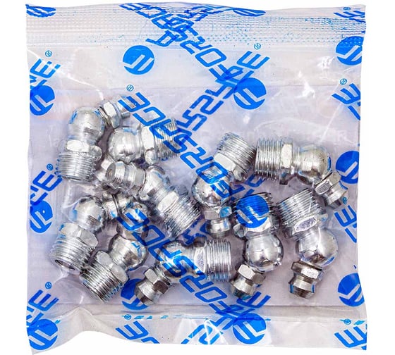 Пресс-масленка Forsage 10 мм, угловая 45 град., комплект 10 шт. F-GN-01-45-10MM(57020) 1