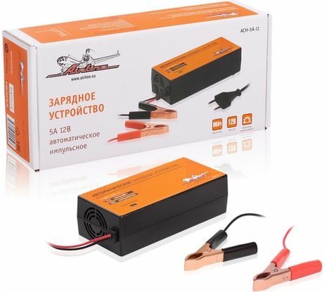Автоматическое зарядное устройство 5А, 12В, импульсное Airline ACH-5A-11