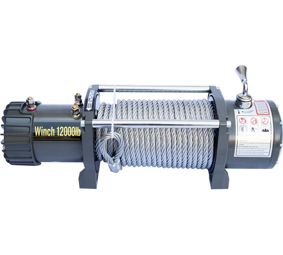 Лебедка Lianda Winch electric winch 12000 12 В, с чугунным клюзом w2078