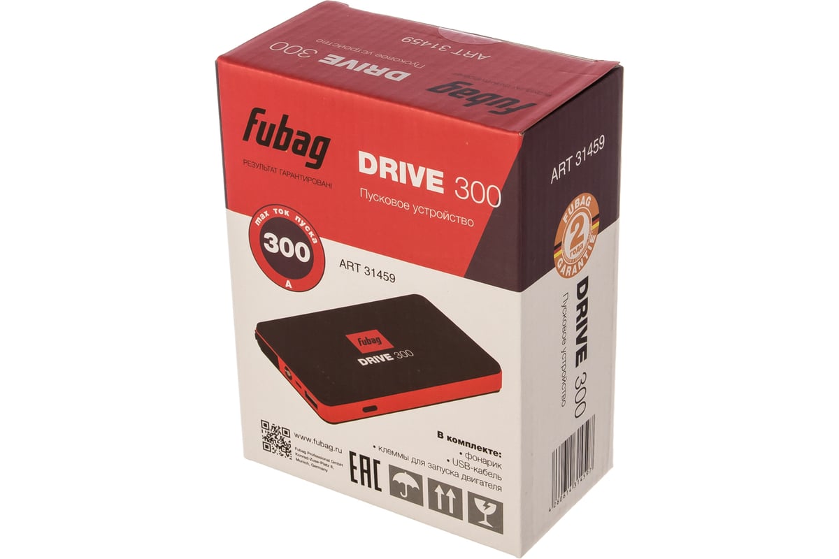 Пусковое устройство FUBAG DRIVE 300 ток запуска 300А емкость .