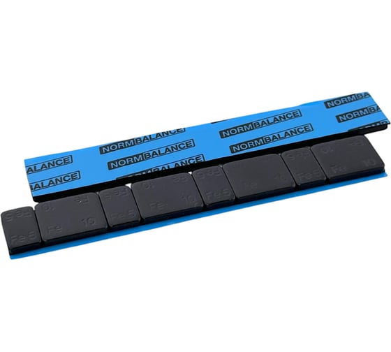 Адгезивные грузики NORM 60 гр. 5-10, Черные, 100 шт. Fe 081B