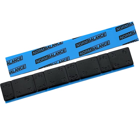 Адгезивные грузики NORM 60 гр. 5-10, Черные, 100 шт. Fe 081B