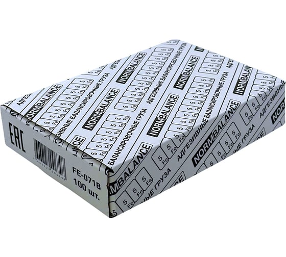 Адгезивные грузики NORM 12×5 гр 100 шт. Fe 071B
