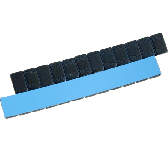 Адгезивные грузики NORM 12×5 гр 100 шт. Fe 071B