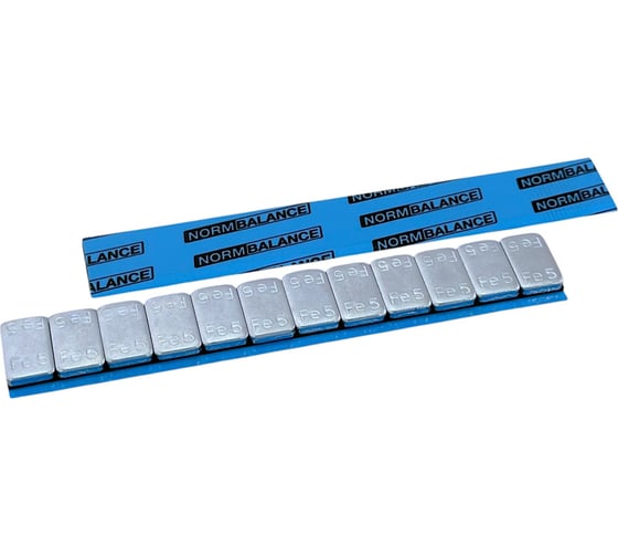 Адгезивные грузики NORM 12×5 гр 100 шт. Fe 070