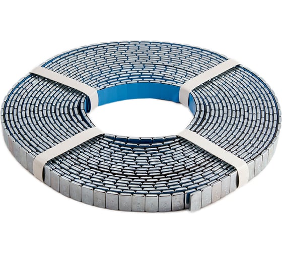 Адгезивные грузики NORM 5 кг. 5-5, Zn оцинкованные, в рулоне, 1 шт. Fe 070 RN/C 1