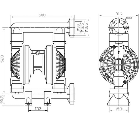 Мембранный насос RiverWave RV50PKFF