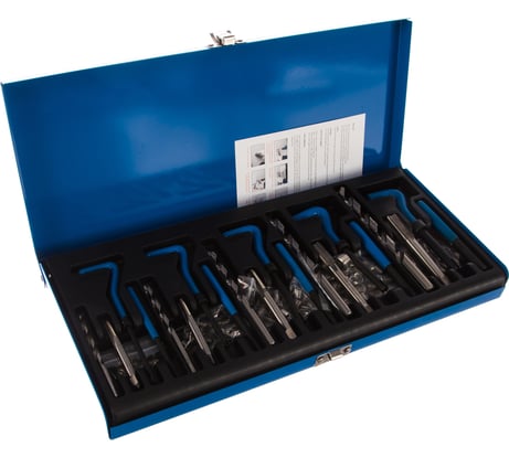 Набор для восстановления резьбы VERTUL 131 пр. VR50218