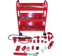 Набор для правки кузова гидравлический 10т 2-х скоростной на тележке 36 предметов AIST 00-00007633
