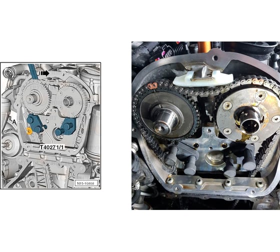 Фиксаторы распредвалов VAG T40271 для 1.82.0 TSI/TFSI AIST 67-1002 00-00021081