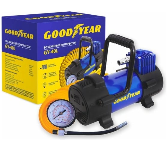 Воздушный компрессор Goodyear GY-40L 40 л/мин GY000111
