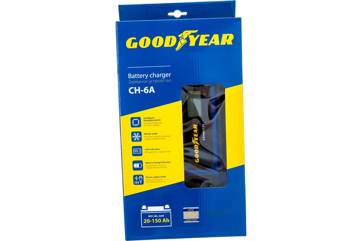 Зарядное для аккумулятора goodyear