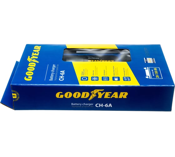 Электронное зарядное устройство для свинцово-кислотных аккумуляторов Goodyear CH-6A GY003002