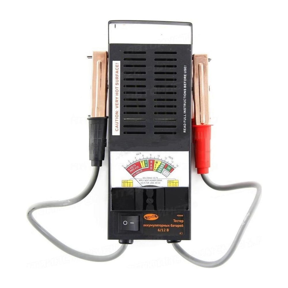 Нагрузочная вилка тестер АКБ АвтоDело 6/12 V.100 Ah 40600 10222 ...