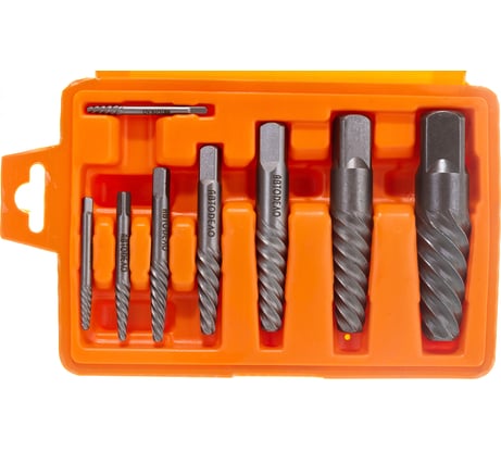 Набор экстракторов АвтоDело М3-М26 8 шт. пл/футляр 40606 13696