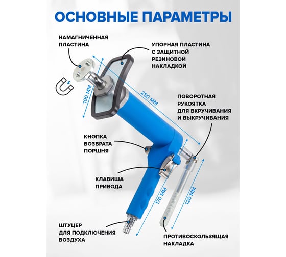 Набор для обслуживания тормозных цилиндров ROCKFORCE RF-65815(27408)