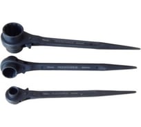 Трещоточный ступичный усиленный ключ ROCKFORCE 19х22 RF-8221922(18572)