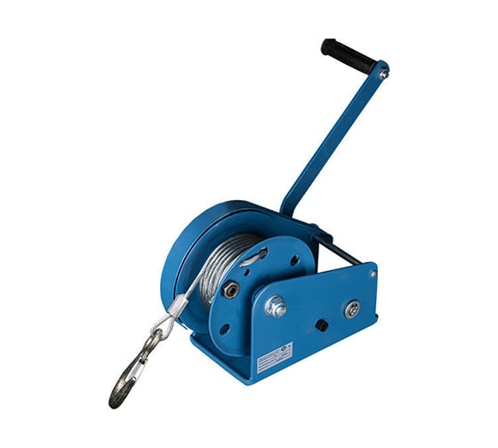 Ручная барабанная лебедка с тормозом GEARSEN bhw-1300 1350кг, канат 10м GBHWK 1310
