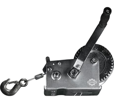 Ручная барабанная лебедка GEARSEN fd-1000 1133кг, канат 20м GFDK 1120