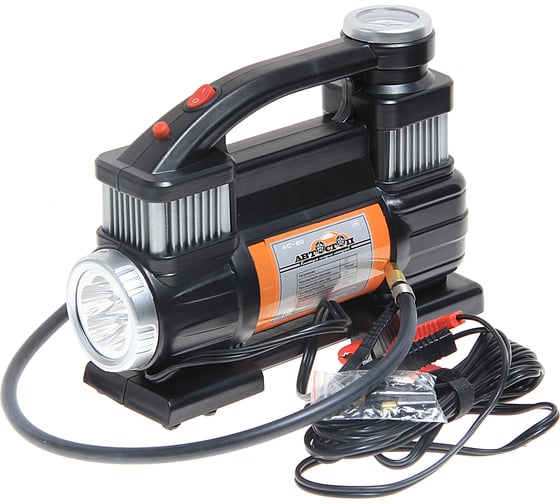 Поршневой компрессор АВТОСТОП 150PSI 60л/мин, 23A 12V AC-60
