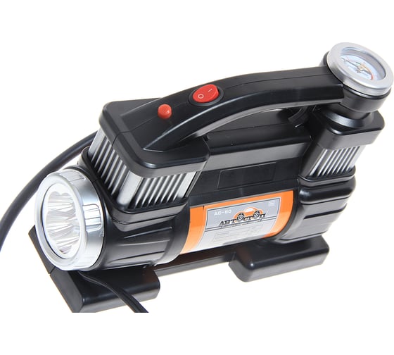 Поршневой компрессор АВТОСТОП 150PSI 60л/мин, 23A 12V AC-60