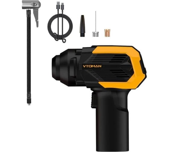 Автомобильный компрессор VTOMAN ToolCore V150 45 л/мин, без батареи ToolCore-V150