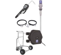 Комплект Graco LD на тележке для бочек 208л (катушка, шланг 11м, расходомер) 24H927