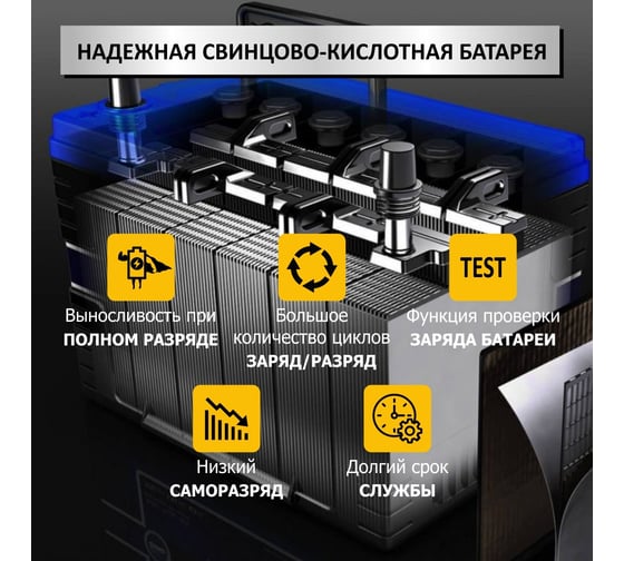 Пусковое устройство iCarTool 12 В, 18 000 мАч, 450/1000 А IC-CBL18
