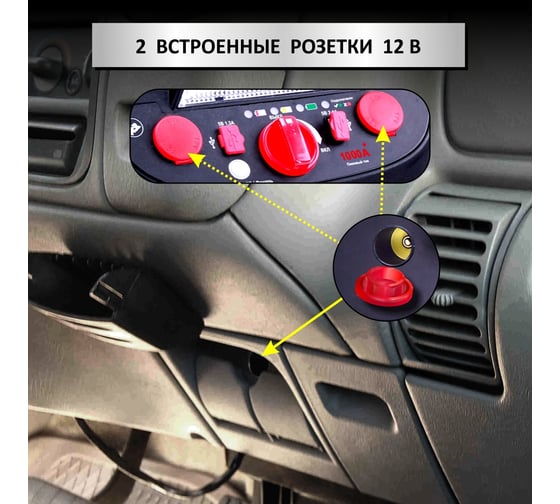 Пусковое устройство iCarTool 12 В, 18 000 мАч, 450/1000 А IC-CBL18