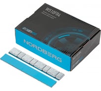 Самоклеящиеся грузики NORDBERG 4x5 г+4x10 г, Fe, закругленные, L=14 см, 50 лент W510FR4