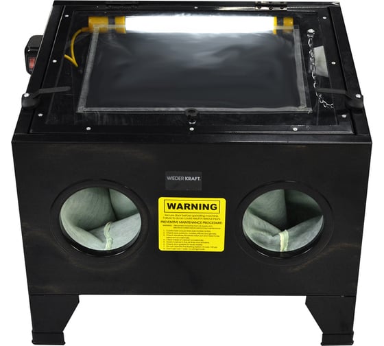 Пескоструйная камера WIEDERKRAFT 90 л, настольная WDK-82090 1