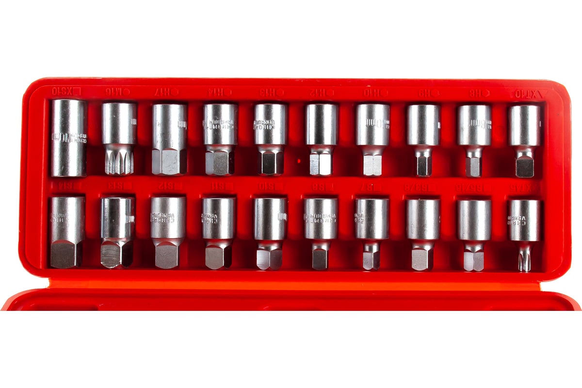 Набор головок для масляных пробок 21 предмет AV Steel AV-920028 ...