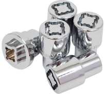 Набор секретных гаек для колесных дисков FORCE М12x1.25RH, 5 предметов 643305