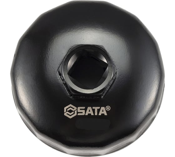 Съёмник масляного фильтра Sata 93мм п/вор. 1/2" чашка 97407