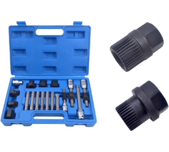 Набор для снятия шкивов генераторов 18 предметов ROCKFORCE RF-922G3(17075) 1
