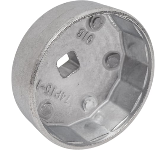 Съемник масляного фильтра ROCKFORCE крышка, 74мм х 15гр, выпуклая грань RF-10687415(26731)
