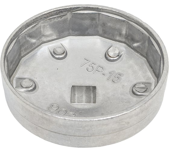 Съемник масляного фильтра ROCKFORCE крышка 75мм х 15гр RF-10687515(26734)