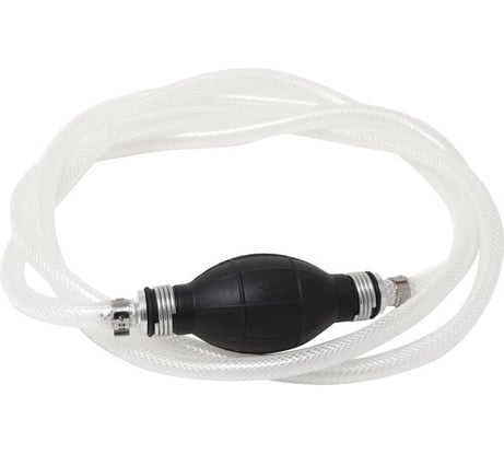 Бензомаслостойкий шланг для перекачки жидкостей с насосом груша ROCKFORCE RF-6330212(28428)